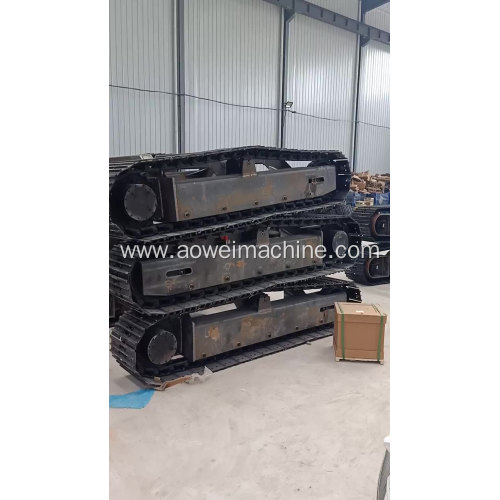 35T Tunnel Trestle Tracked Chassis Steel Track Conversion undercarriage